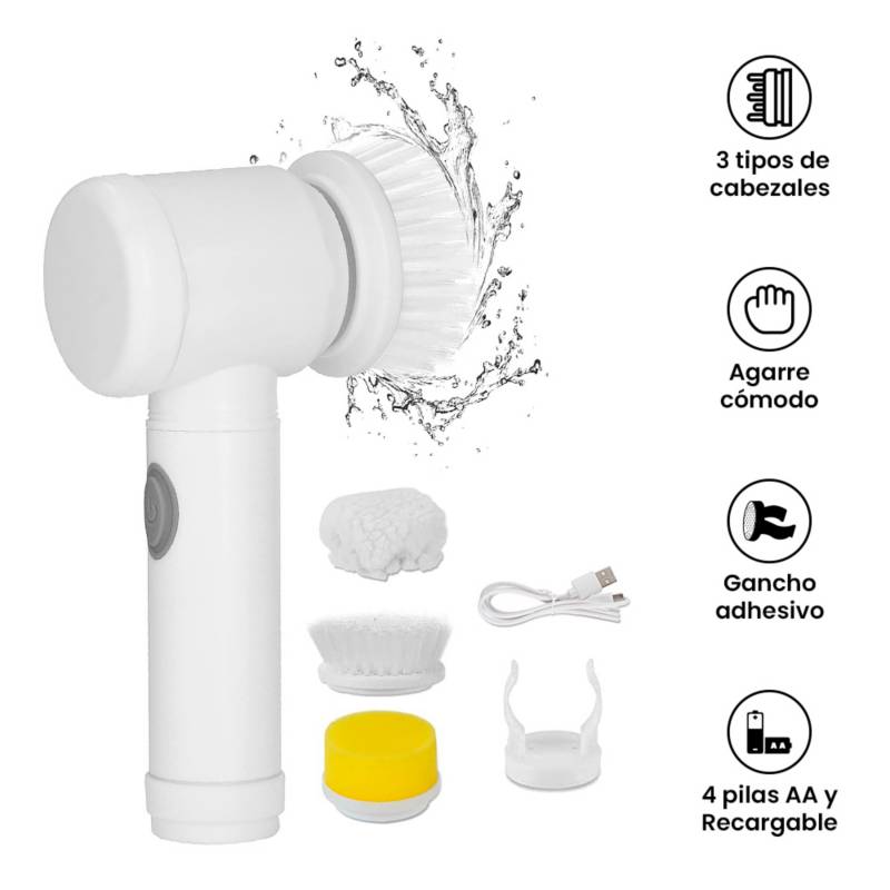 Cepillo eléctrico de limpieza recargable 5 en 1