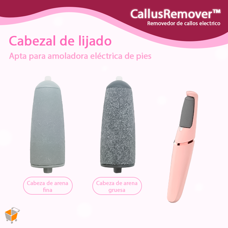 Lima eléctrica recargable USB para pies — detalle 2