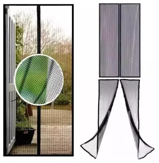 Malla mosquitera magnética para puerta 200 × 210 cm — detalle 3