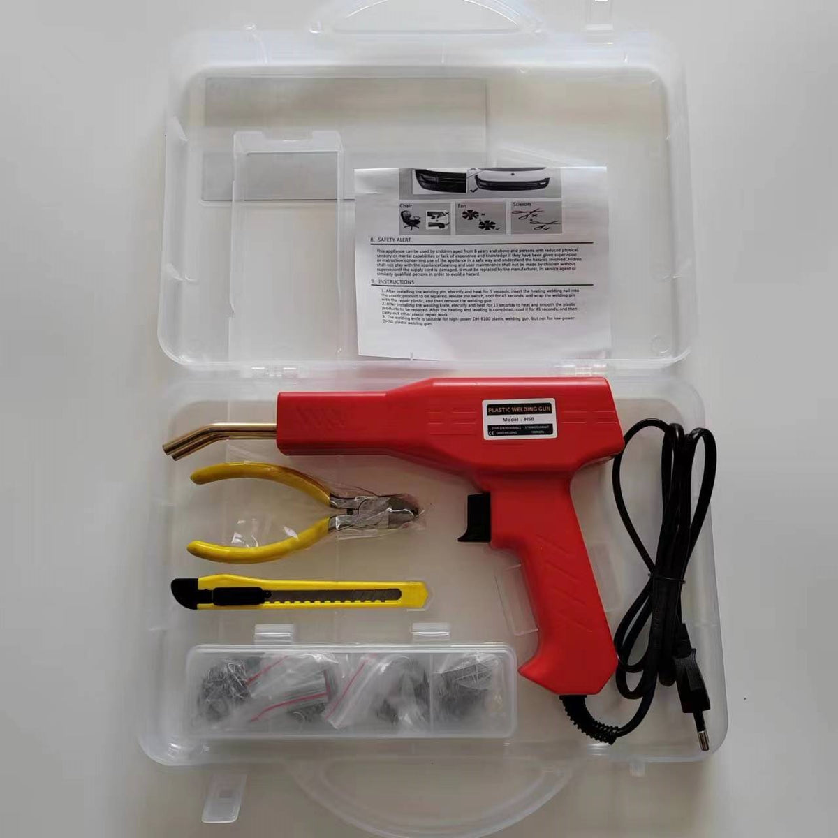 Kit de reparación de plásticos con grapas térmicas — detalle 3