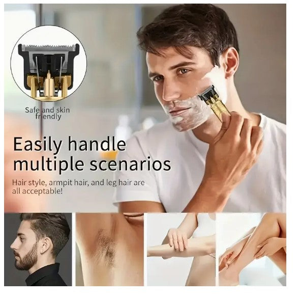 Máquina cortadora de cabello recargable USB — detalle 2